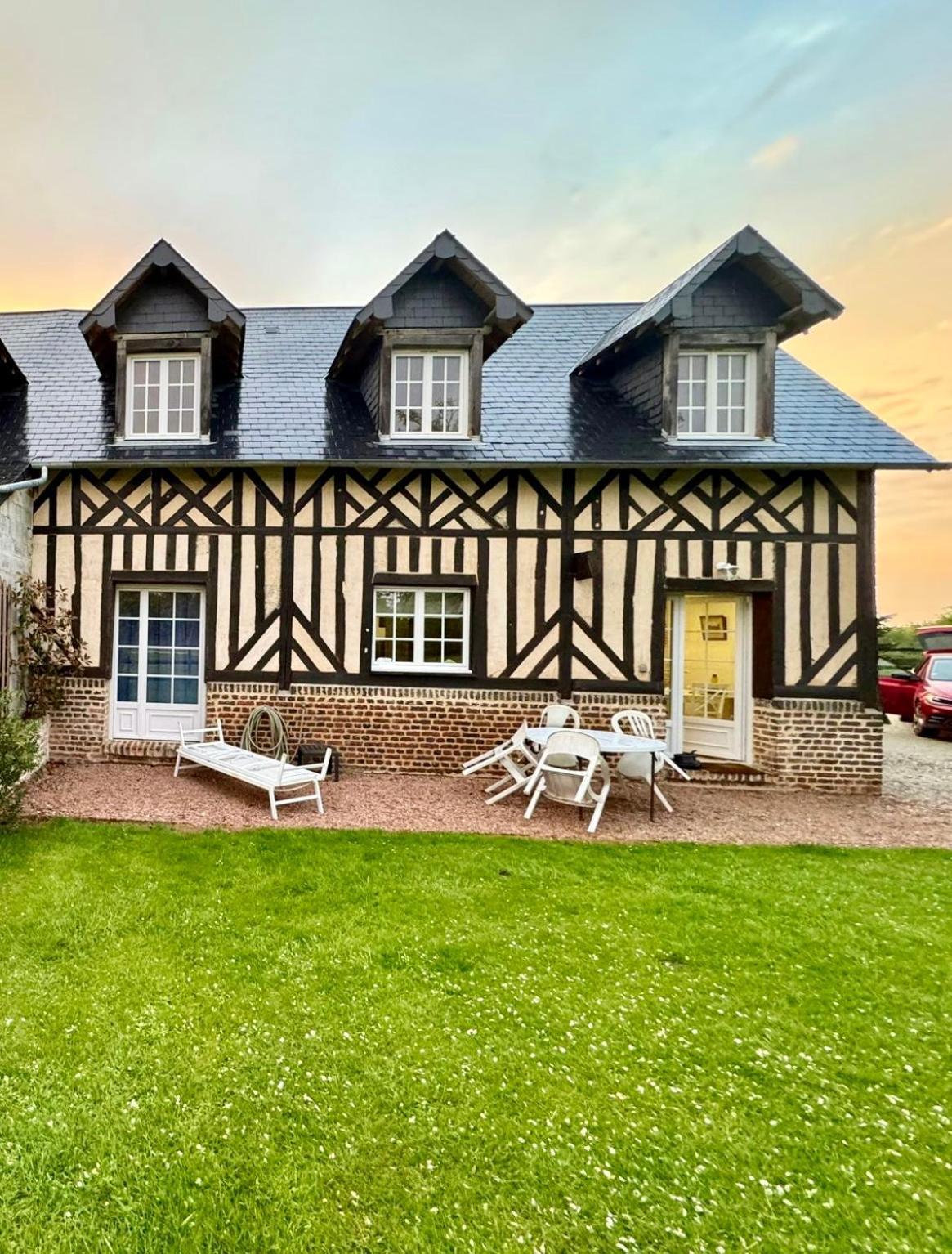La Longere Du Haras Apartment Manerbe ภายนอก รูปภาพ